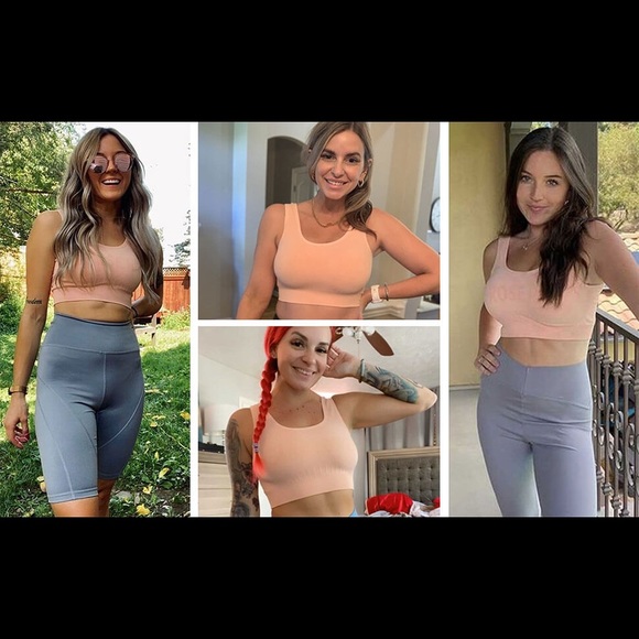 Peach Sports Bra - Picture 4 of 5